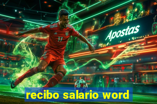 recibo salario word