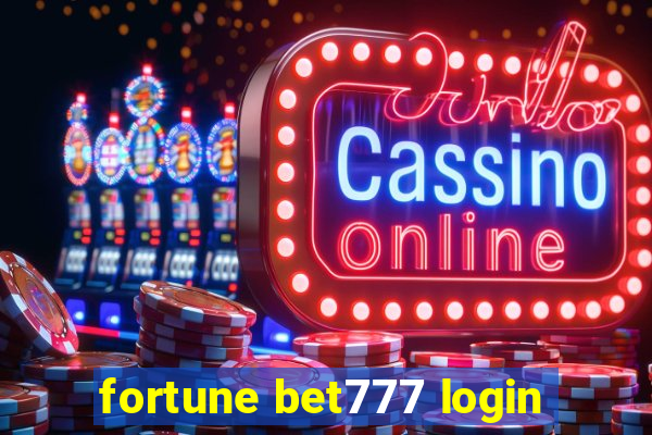 fortune bet777 login