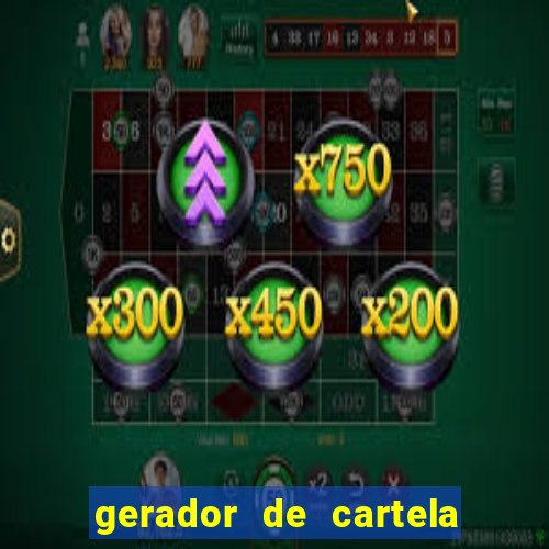 gerador de cartela de bingo