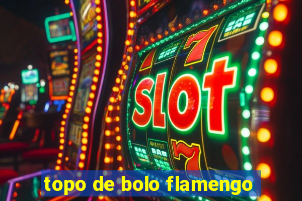 topo de bolo flamengo