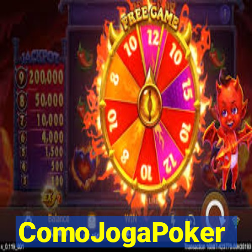 ComoJogaPoker