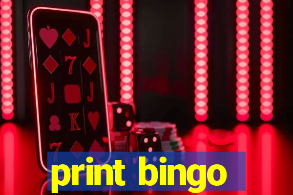 print bingo