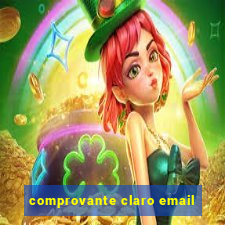 comprovante claro email