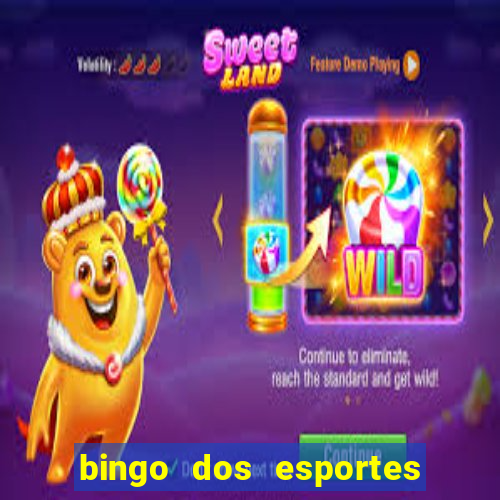 bingo dos esportes para imprimir