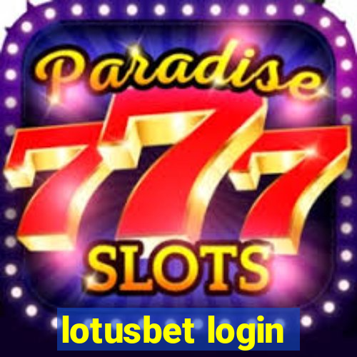 lotusbet login