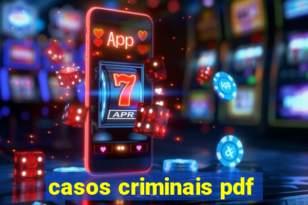 casos criminais pdf