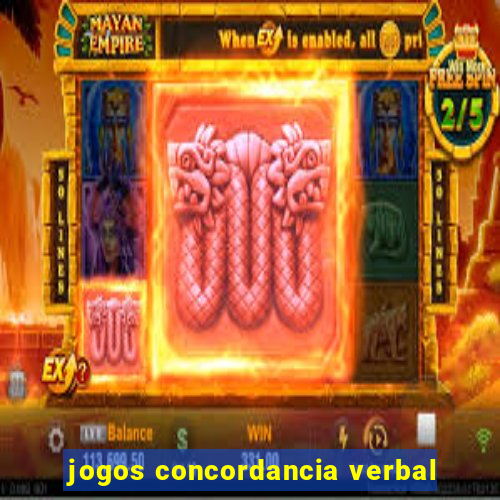 jogos concordancia verbal